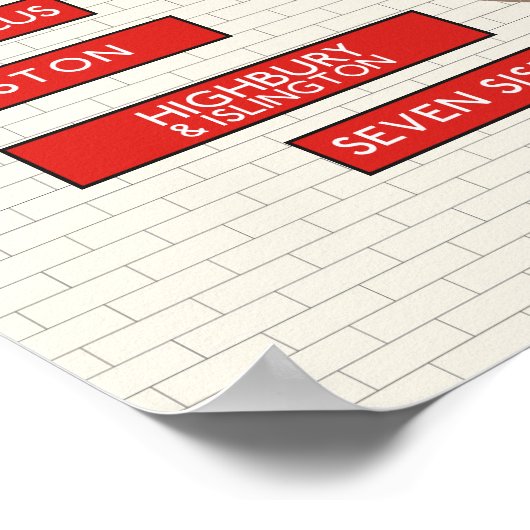 Poster J'aime Londres (Coin)