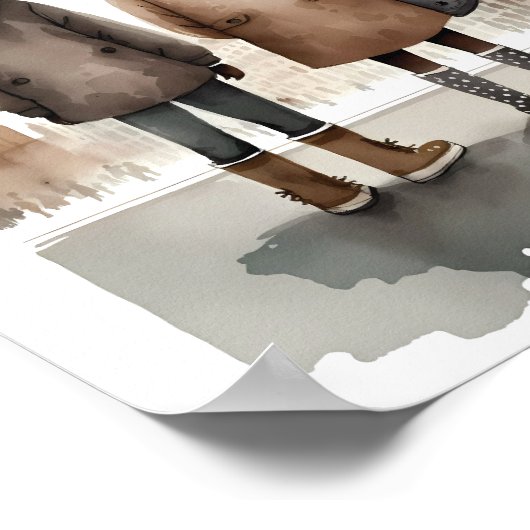 Poster J'aime Londres (Coin)