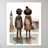 Poster J'aime Londres (Devant)