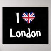 Poster J'aime Londres (Devant)