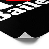 Poster J'aime Love Bailey (Coin)