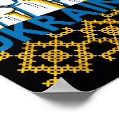 Poster J'aime l'Ukraine (Coin)