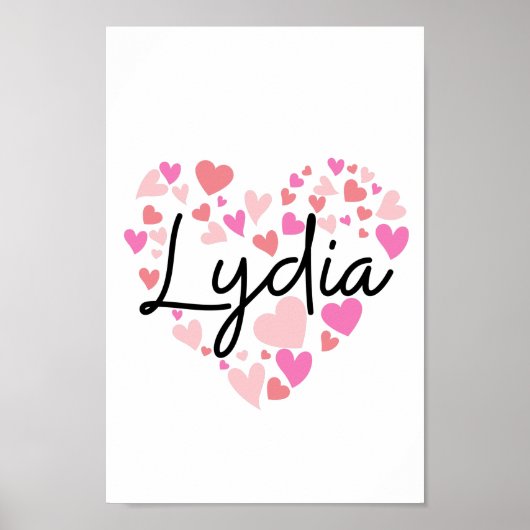 Poster J'aime Lydia (Devant)