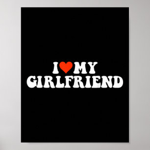 Poster J'Aime Ma Fille Chaude Je Coeur Ma Fille Chaude