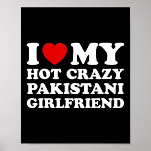 Poster J'Aime Ma Fille Pakistanaise Fou Chaud