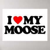 POSTER J'AIME MA MOOSE (Devant)