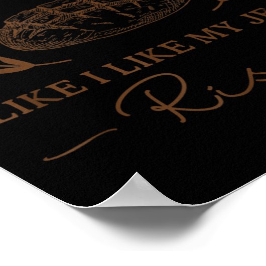 Poster J'Aime Ma pâte Comme J'Aime Mon Jésus Ressuscité A (Coin)