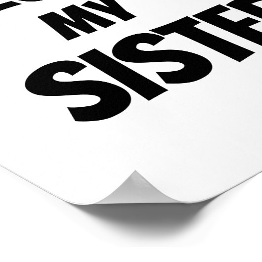 POSTER J'AIME MA SOEUR (Coin)