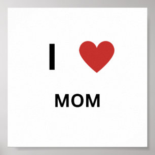 Poster J'aime maman