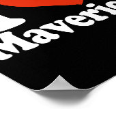 Poster J'aime Maverick, J'aime Maverick, Saint Valentin C (Coin)