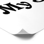 Poster J'aime mes Câlins (Coin)