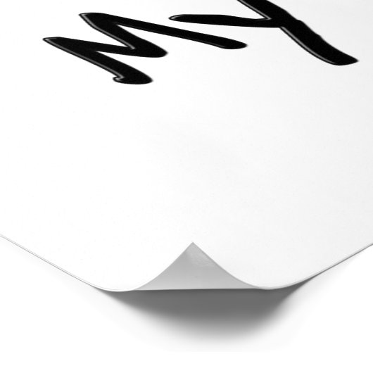 Poster J'Aime Mes Devoirs (Coin)