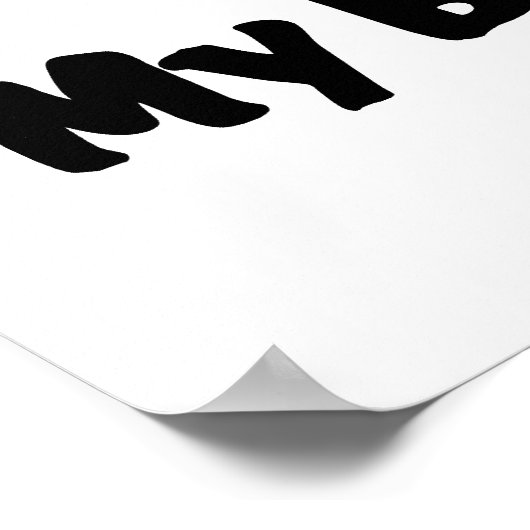 Poster J'aime mes frères (Coin)