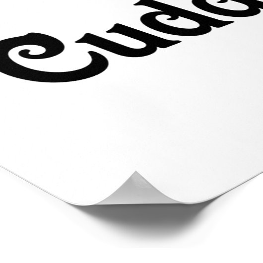 Poster J'Aime Mes Gâteaux À La Crêpe (Coin)