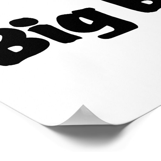 Poster J'aime mes grands frères (Coin)