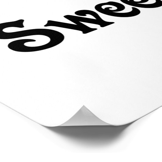 Poster J'Aime Mes Joues Douces (Coin)