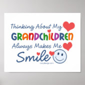 Poster J'Aime Mes Petits-Enfants Dire (Devant)