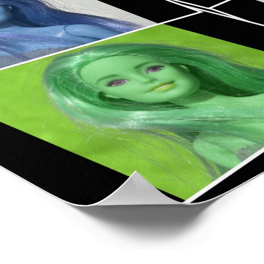 Poster J'aime mes poupées (Coin)