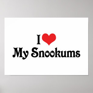 Poster J'Aime Mes Snookums