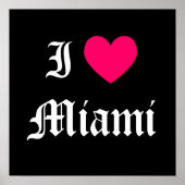 Poster J'aime Miami (Devant)