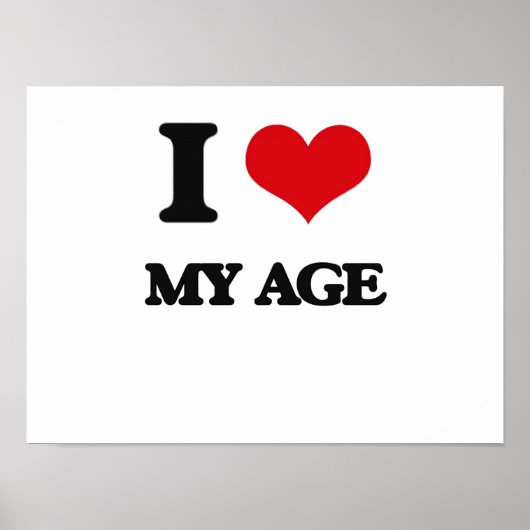 Poster J'Aime Mon Âge (Devant)
