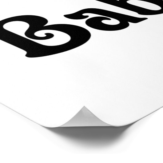 Poster J'Aime Mon Amour Bébé (Coin)