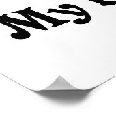 Poster J'Aime Mon Boo Boo Boo (Coin)