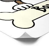 Poster J'Aime Mon Boxer (Coin)