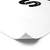 Poster J'Aime Mon Café Fort Drôle Boisson Pun (Coin)