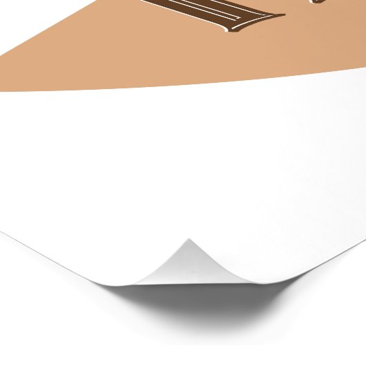 Poster J'aime mon café Retro Java (Coin)