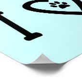 Poster J'Aime Mon Cairn Terrier (Coin)