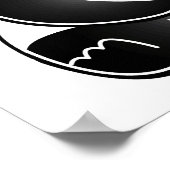 Poster J'aime mon imprimé Panda (Coin)