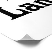 Poster J'Aime Mon Lambchop (Coin)