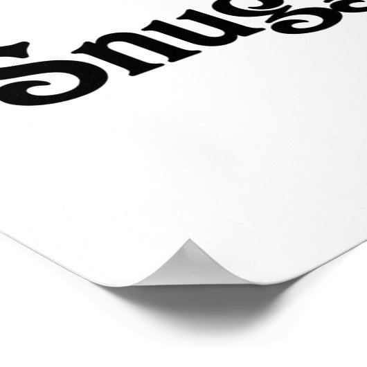 Poster J'Aime Mon Lapin En Douille (Coin)