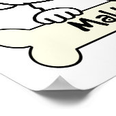 Poster J'Aime Mon Maltais (Coin)