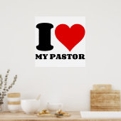 POSTER J'AIME MON PASTEUR (Cuisine)