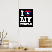 Poster J'aime mon peuple lao (Cuisine)
