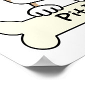 Poster J'Aime Mon Pitbull (Coin)