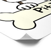 Poster J'Aime Mon Pitbull (Coin)