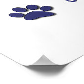 Poster J'Aime Mon Retriever À Plain (Chien Homme) (Coin)