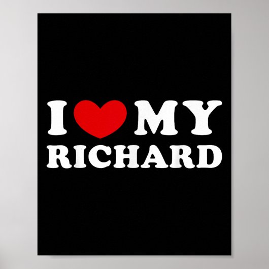 Poster J'Aime Mon Richard, J'Aime Mon Richard (Devant)
