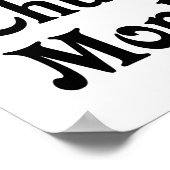 Poster J'Aime Mon Singe Chunky (Coin)