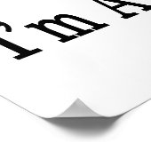 Poster J'aime mon travail parce que je suis avocat (Coin)