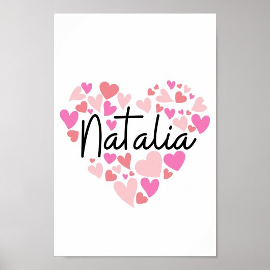 Poster J'aime Natalia (Devant)