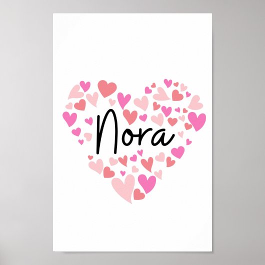 Poster J'aime Nora (Devant)