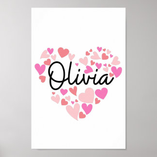 Poster J'aime Olivia