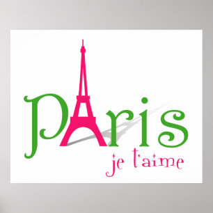 Poster J'aime Paris