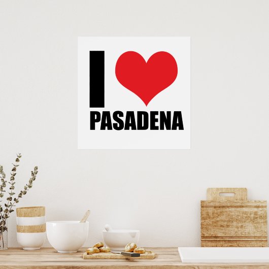 Poster J'aime Pasadena (Cuisine)