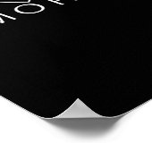 Poster J'aime plus design minimaliste (Coin)
