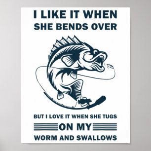 Poster J'aime quand elle se penche mais j'adore ça drôle